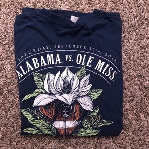 ALABAMA VS OLE MISS COMFORT COLORS TEE